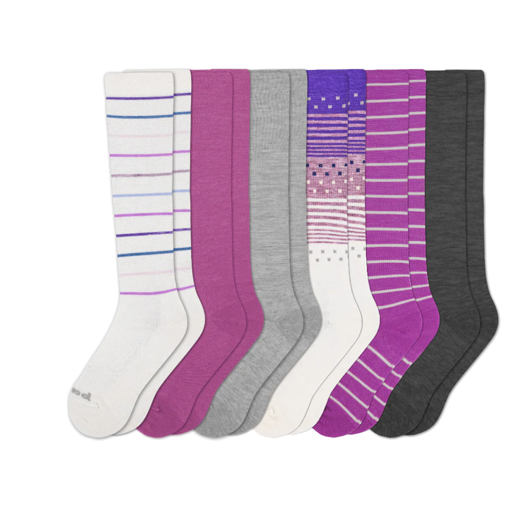 6 Pack - Women's Compression Socks - Image 32