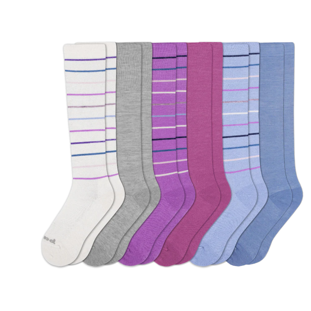6 Pack - Women's Compression Socks - Image 34