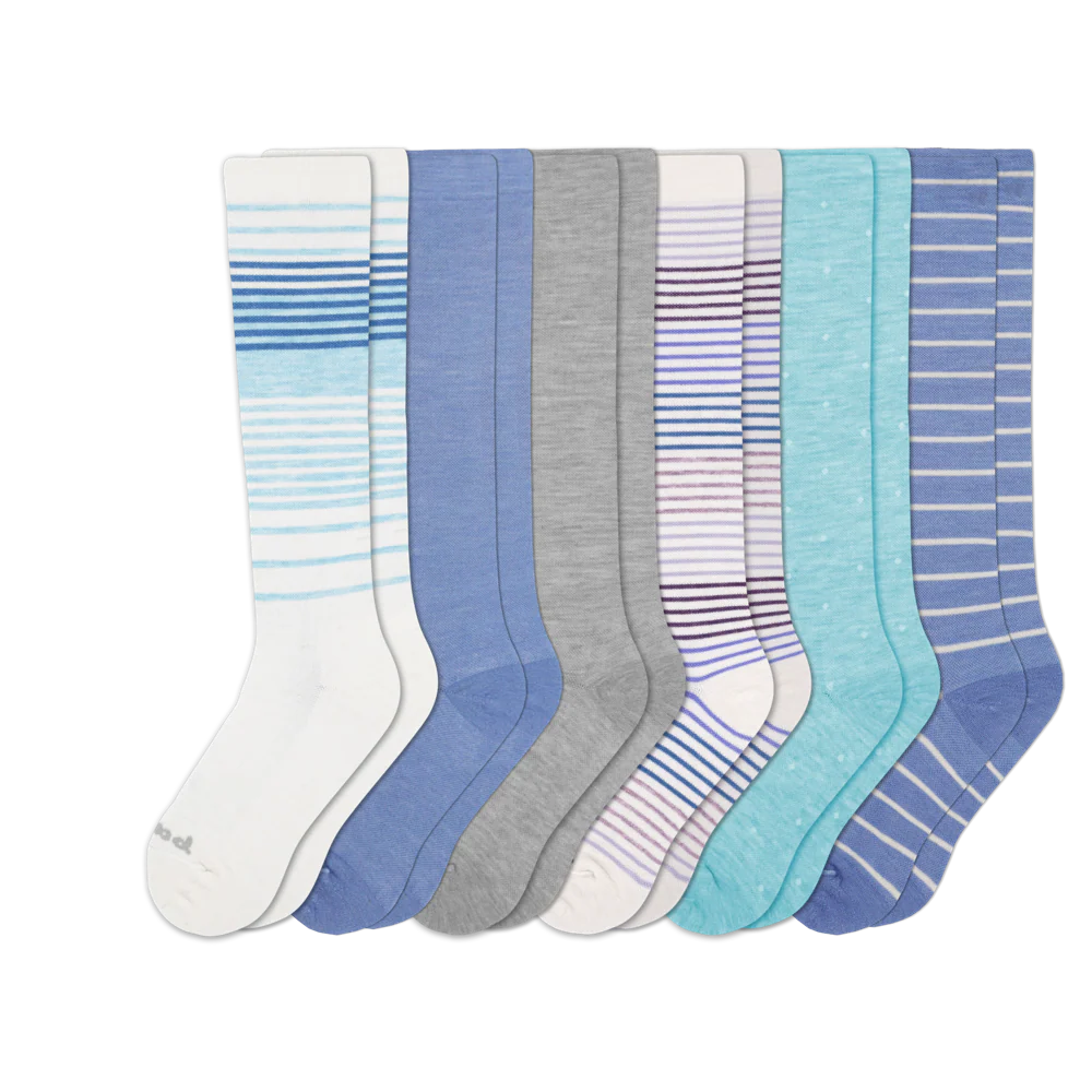 6 Pack - Women's Compression Socks - Image 38
