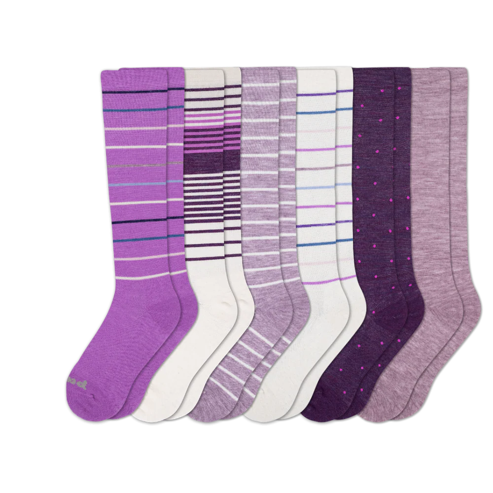 6 Pack - Women's Compression Socks - Image 39