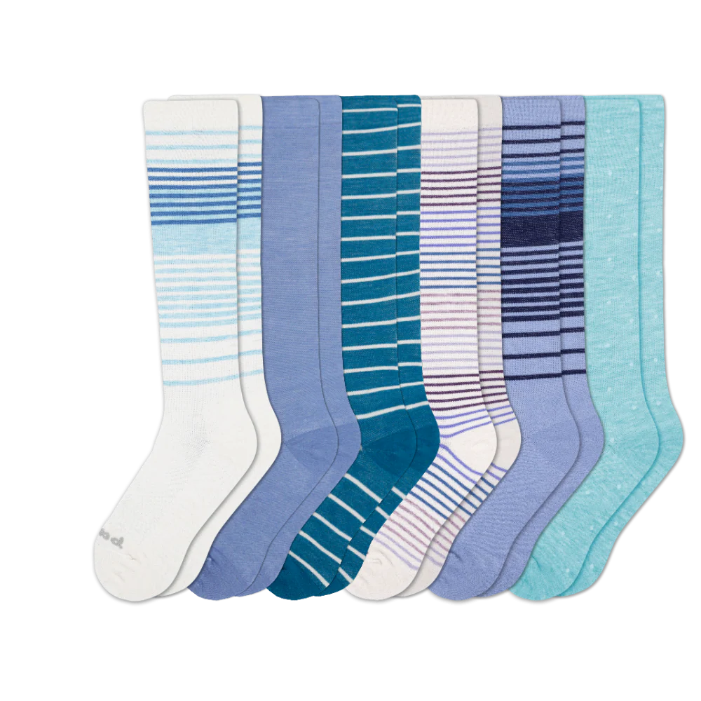 6 Pack - Women's Compression Socks - Image 40