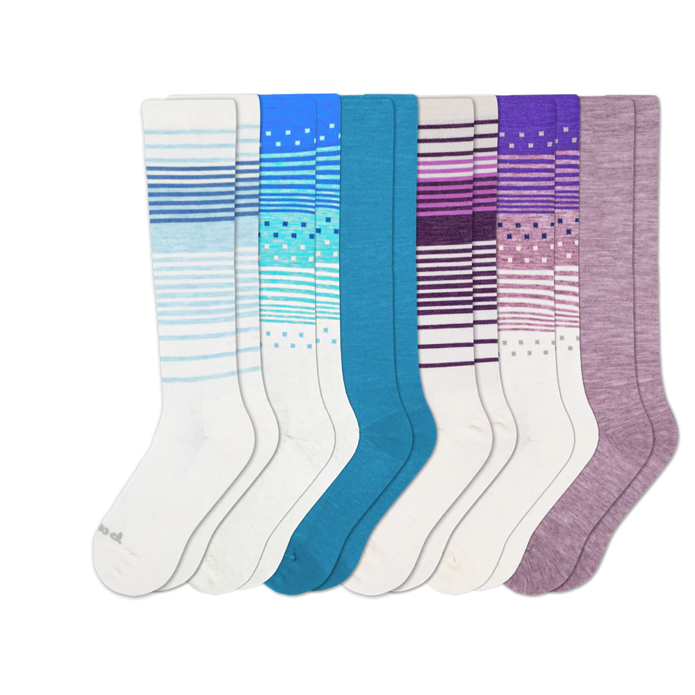 6 Pack - Women's Compression Socks - Image 43