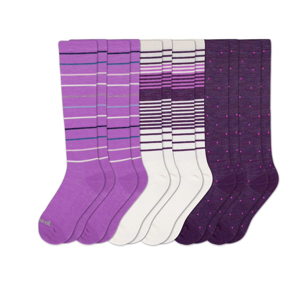 6 Pack - Women's Compression Socks - Image 46