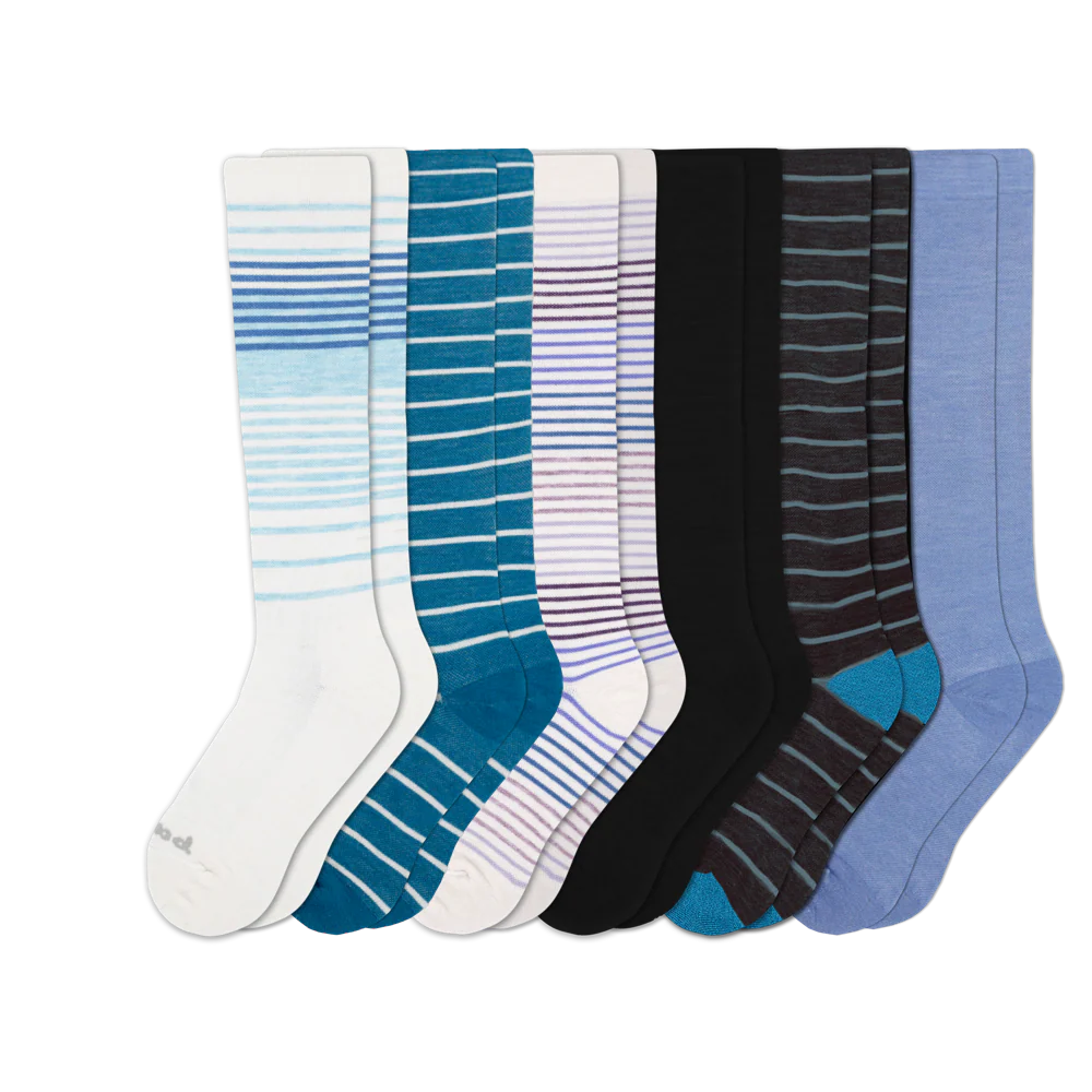 6 Pack - Women's Compression Socks - Image 48