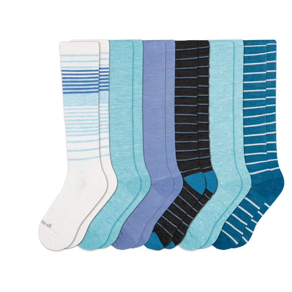 6 Pack - Women's Compression Socks - Image 49