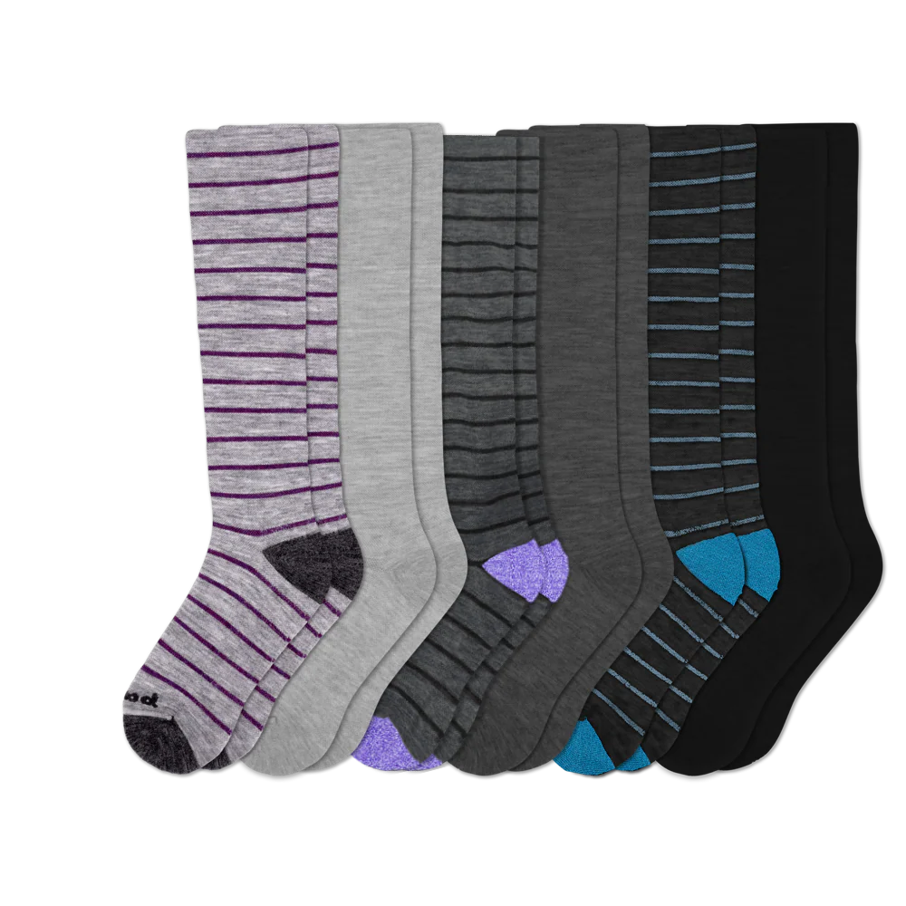 6 Pack - Women's Compression Socks - Image 58
