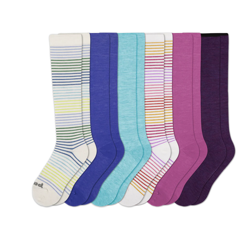 6 Pack - Women's Compression Socks - Image 62