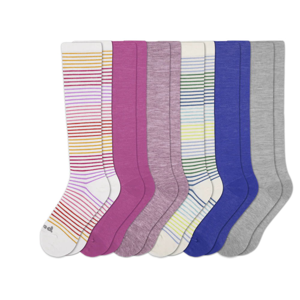 6 Pack - Women's Compression Socks - Image 69