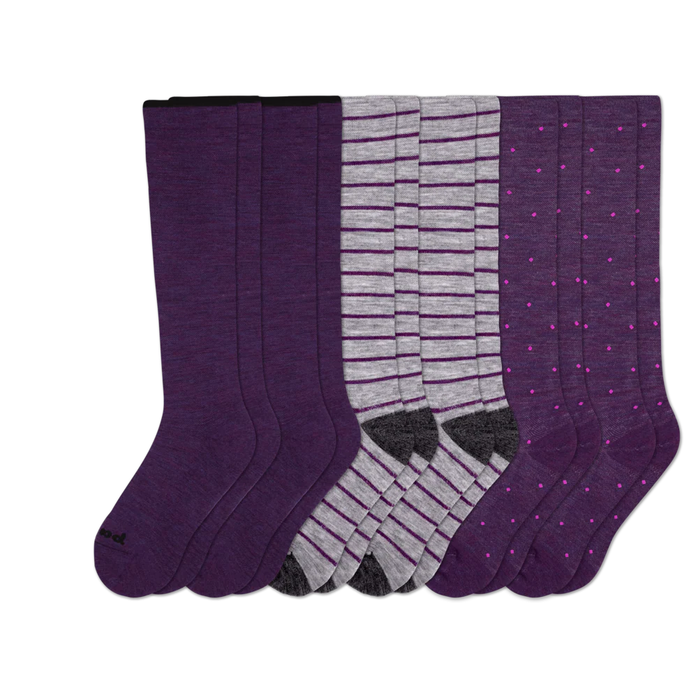6 Pack - Women's Compression Socks - Image 79