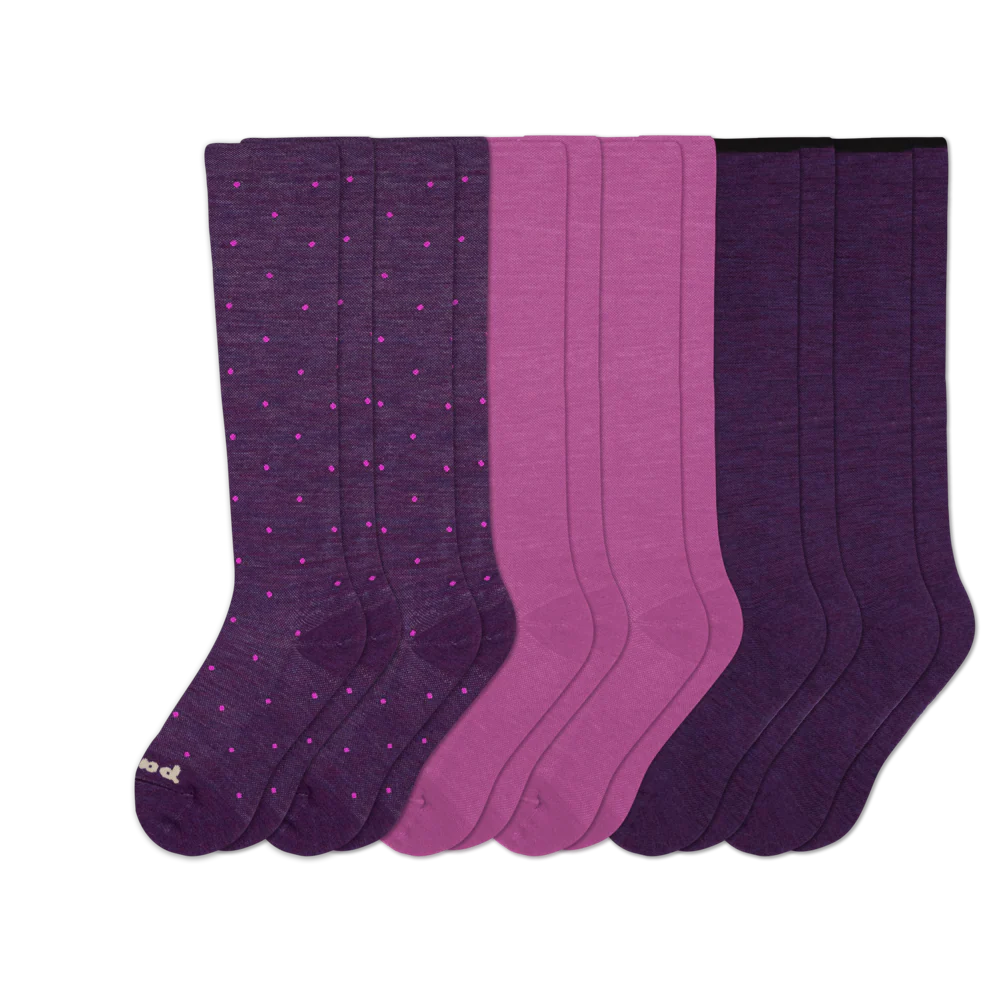 6 Pack - Women's Compression Socks - Image 80