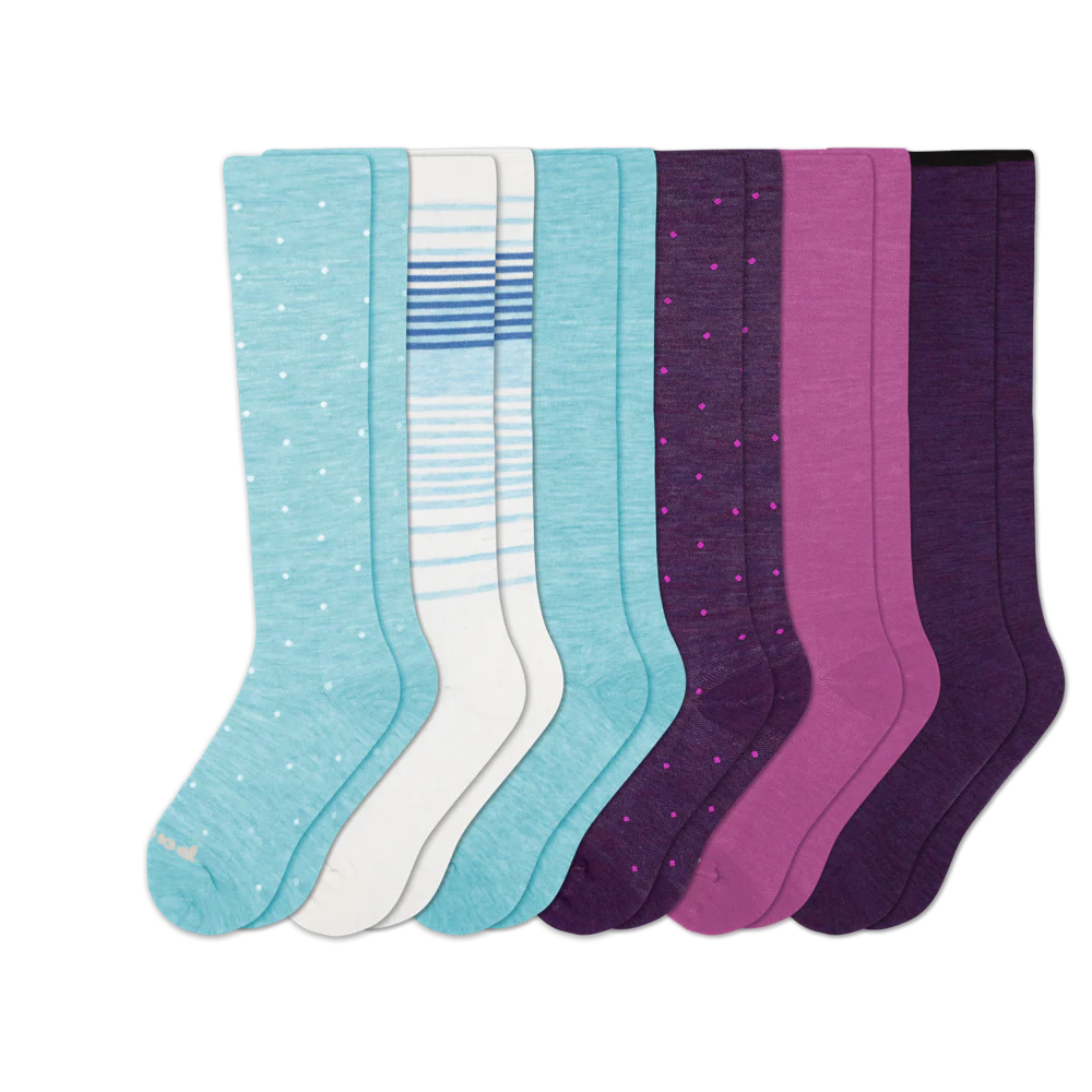6 Pack - Women's Compression Socks - Image 82
