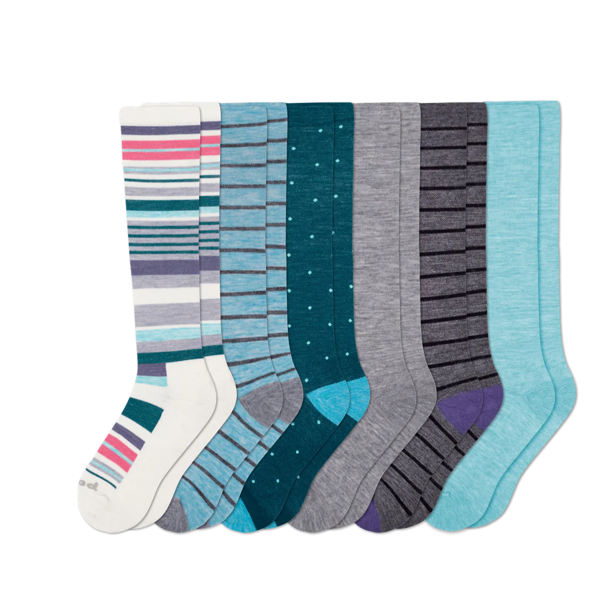 6 Pack - Women's Compression Socks - Image 85