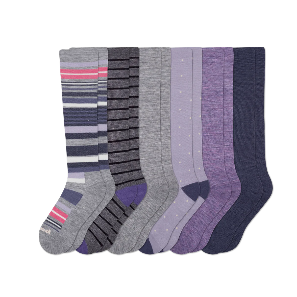 6 Pack - Women's Compression Socks - Image 86