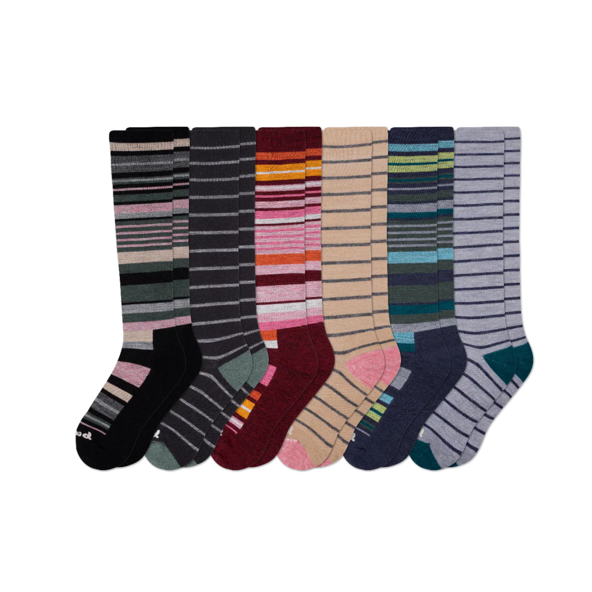 6 Pack - Women's Compression Socks - Image 87