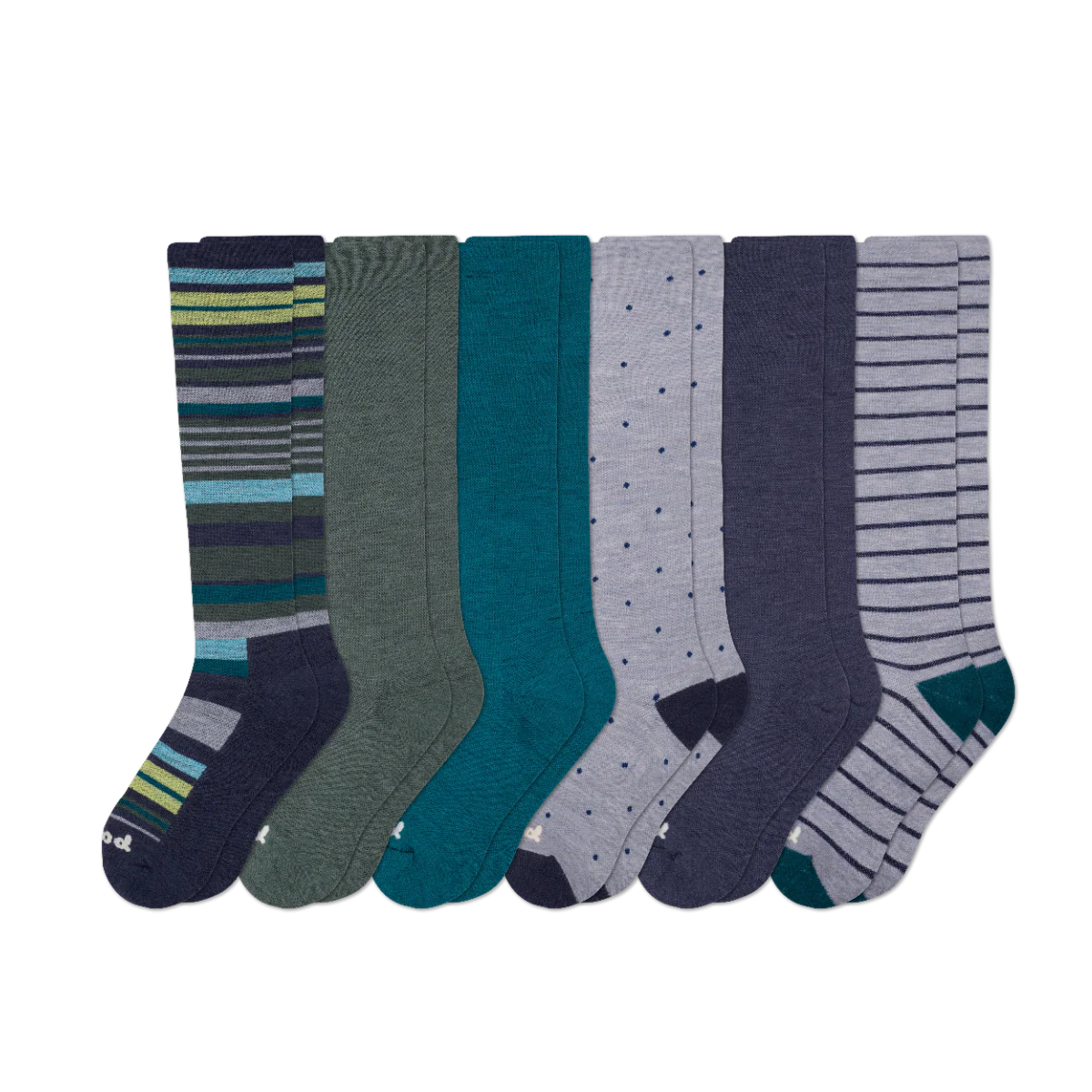 6 Pack - Women's Compression Socks - Image 89
