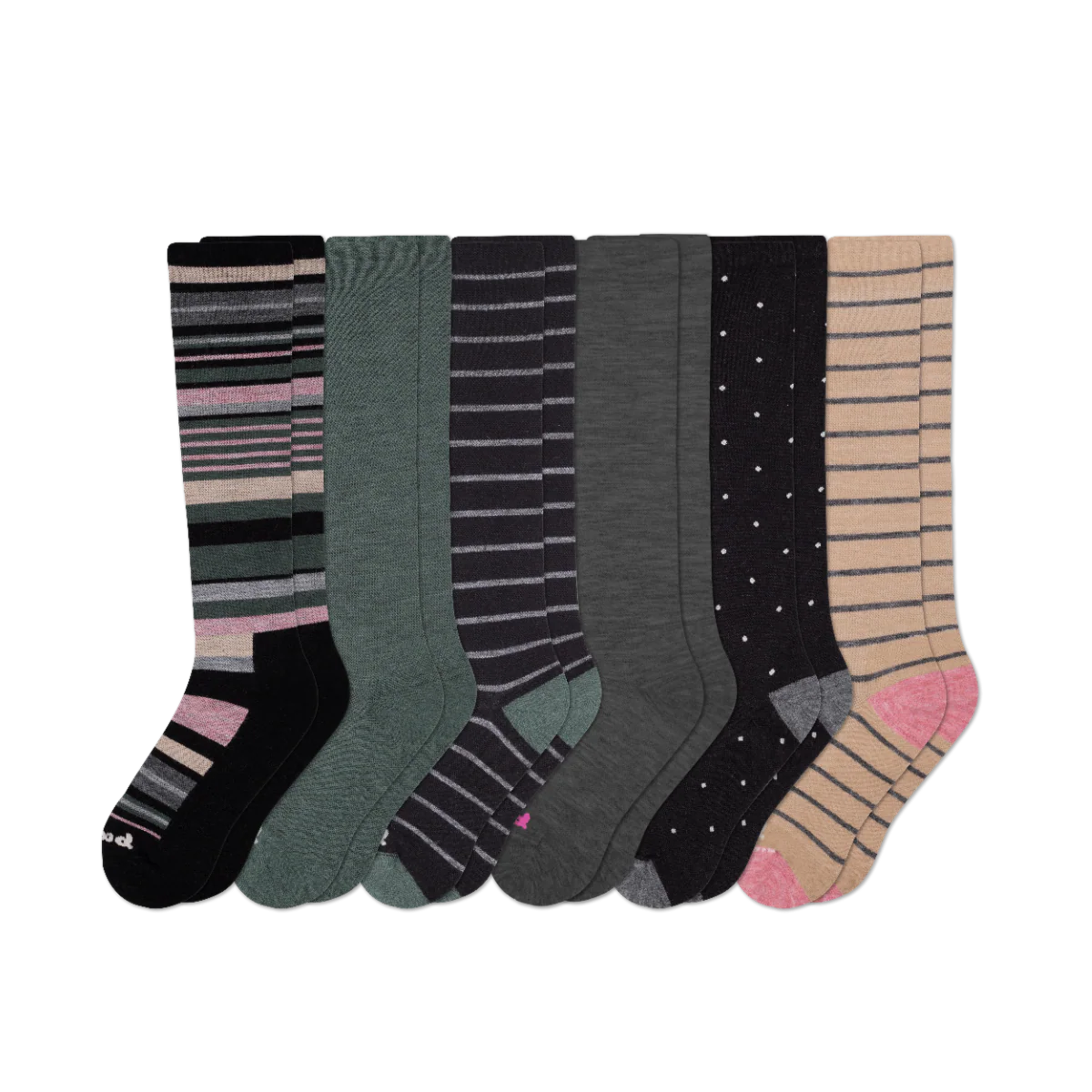 6 Pack - Women's Compression Socks - Image 90