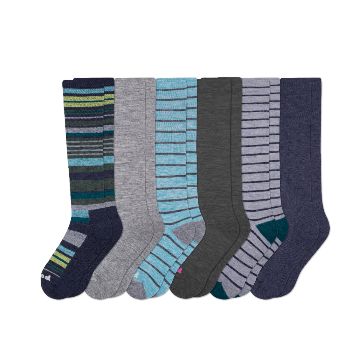 6 Pack - Women's Compression Socks - Image 95