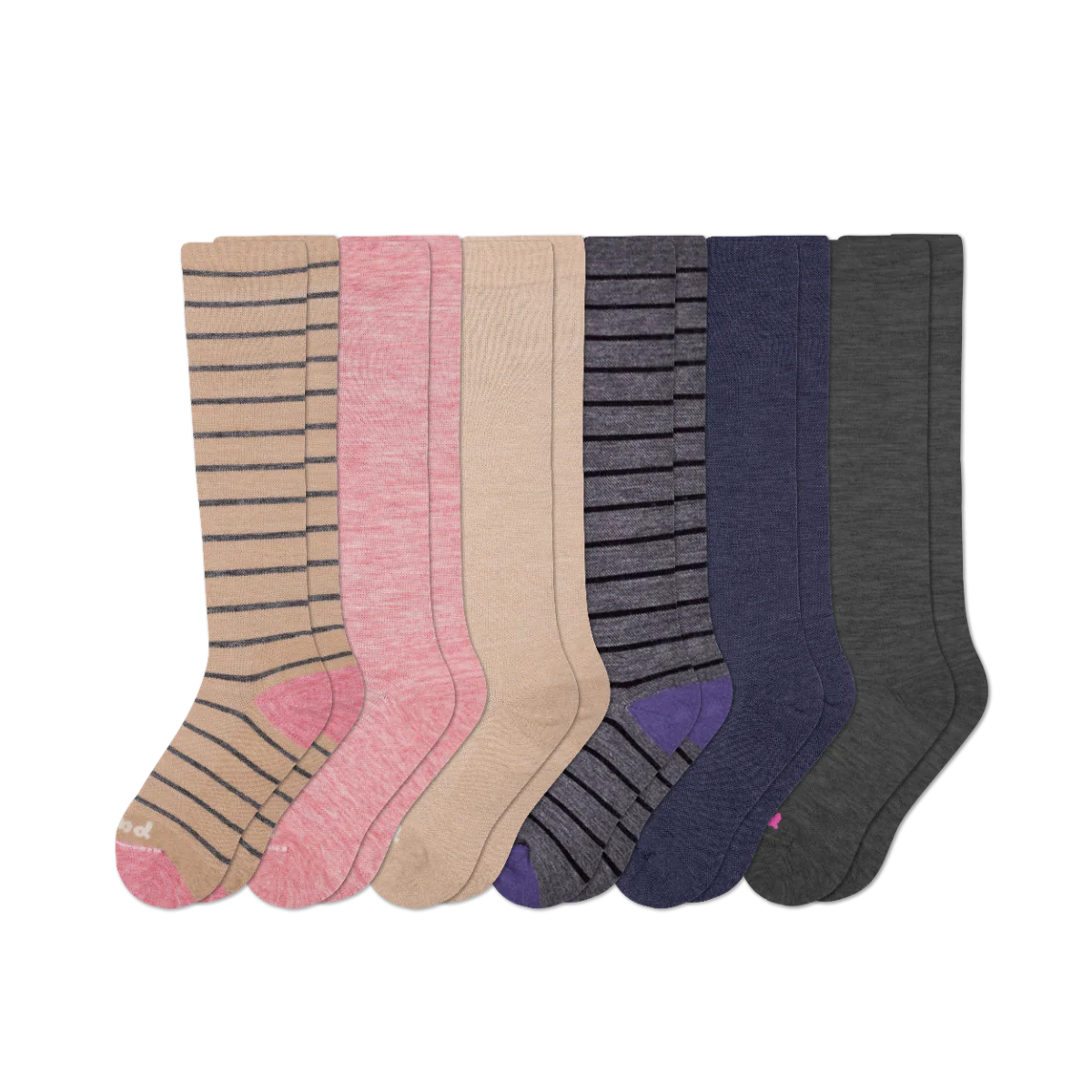 6 Pack - Women's Compression Socks - Image 96