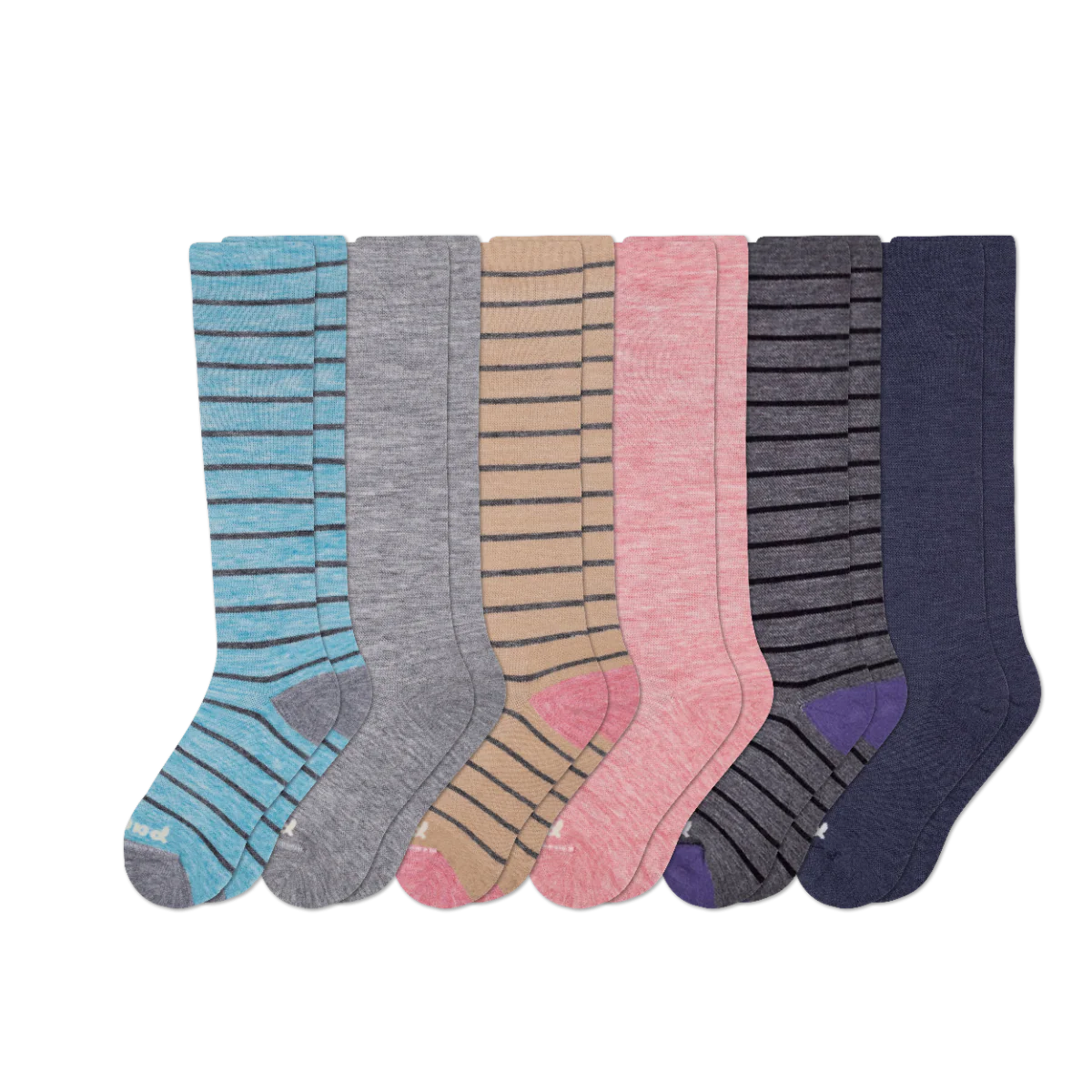6 Pack - Women's Compression Socks - Image 97