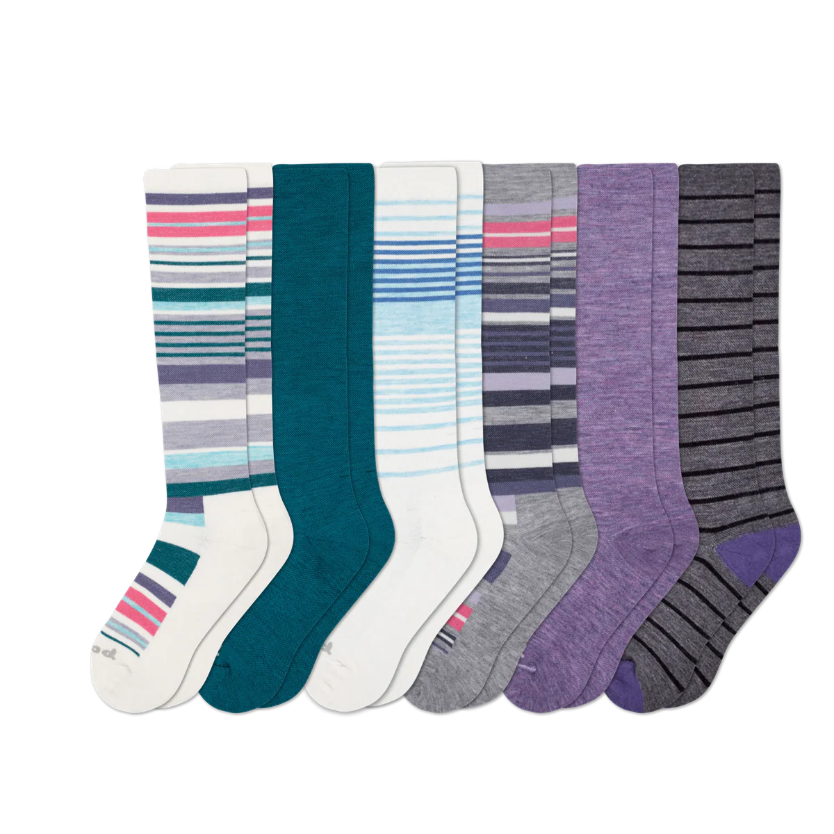 6 Pack - Women's Compression Socks - Image 98