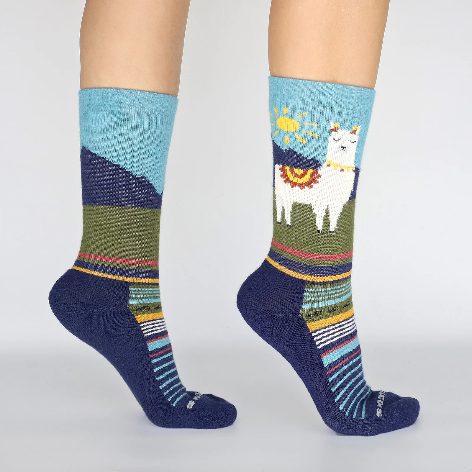 6 Pack - Women's Crew Pacas Socks - Image 108