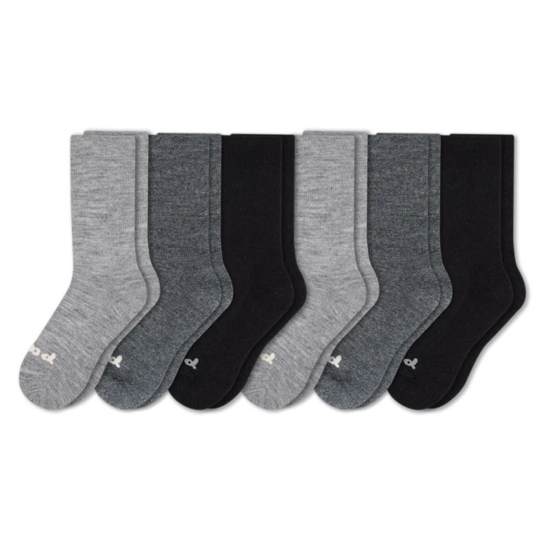 6 Pack - Women's Crew Pacas Socks - Image 116