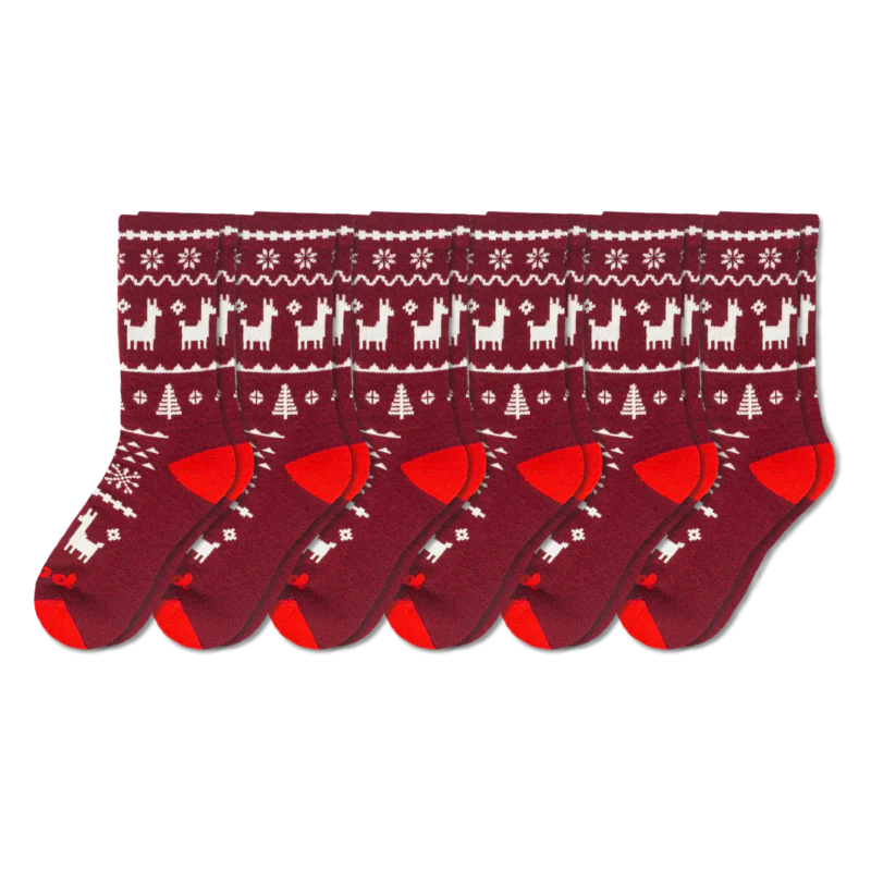 6 Pack - Women's Crew Pacas Socks - Image 117