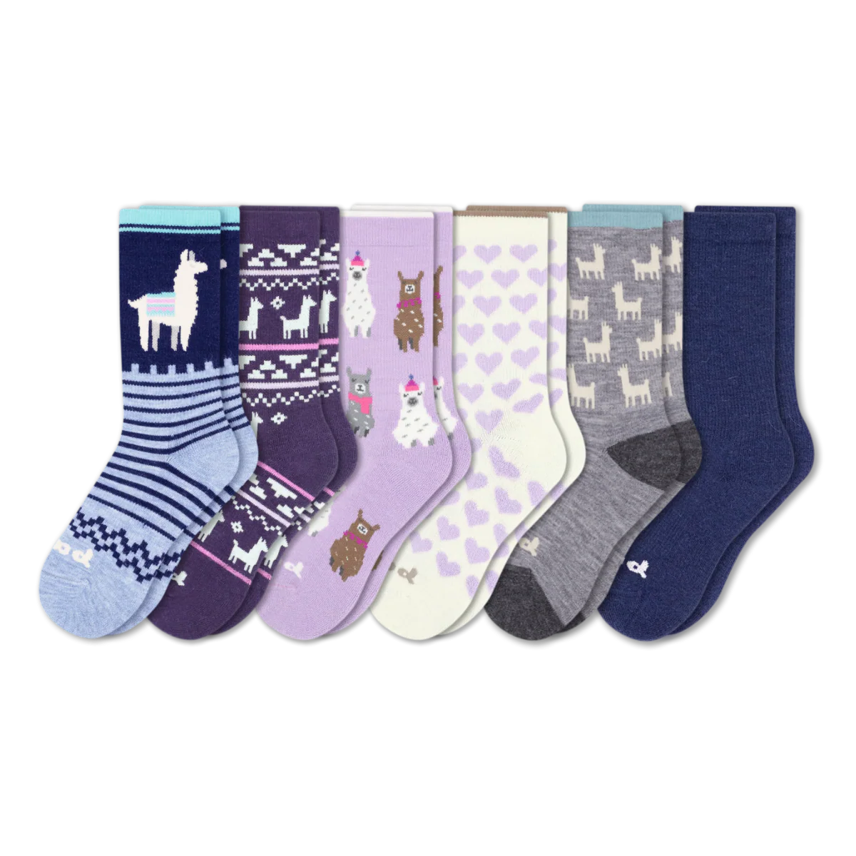 6 Pack - Women's Crew Pacas Socks - Image 235