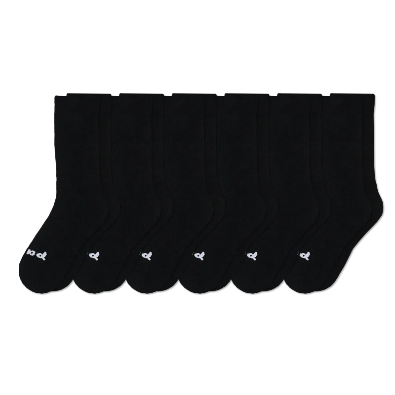 6 Pack - Women's Crew Pacas Socks - Image 3