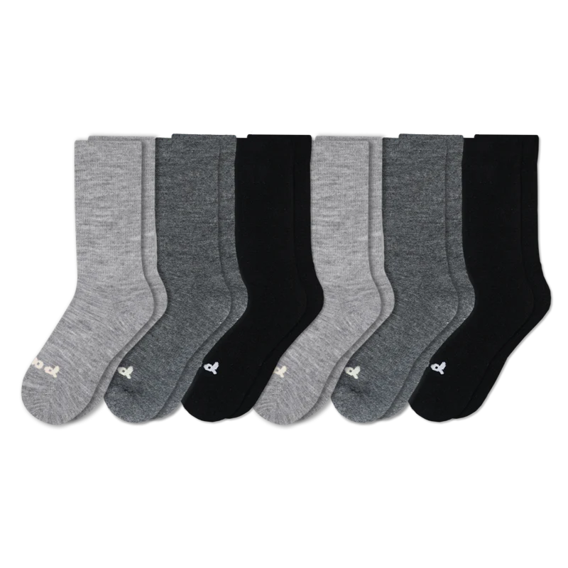 6 Pack - Women's Crew Pacas Socks - Image 5