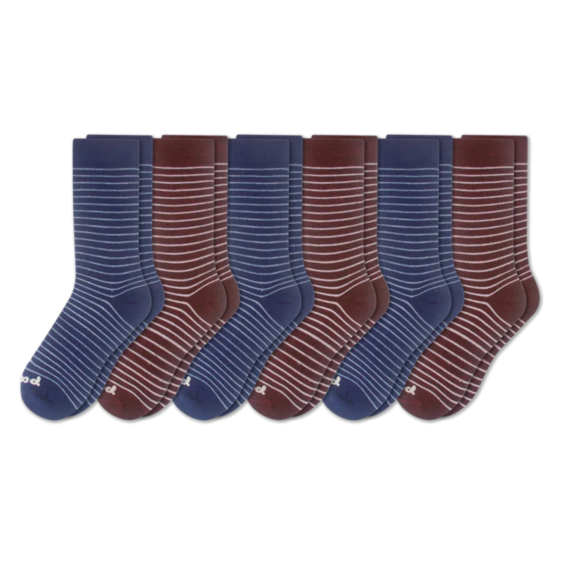 6 Pack - Women's Light-Weight Crew Pacas Socks - Image 155