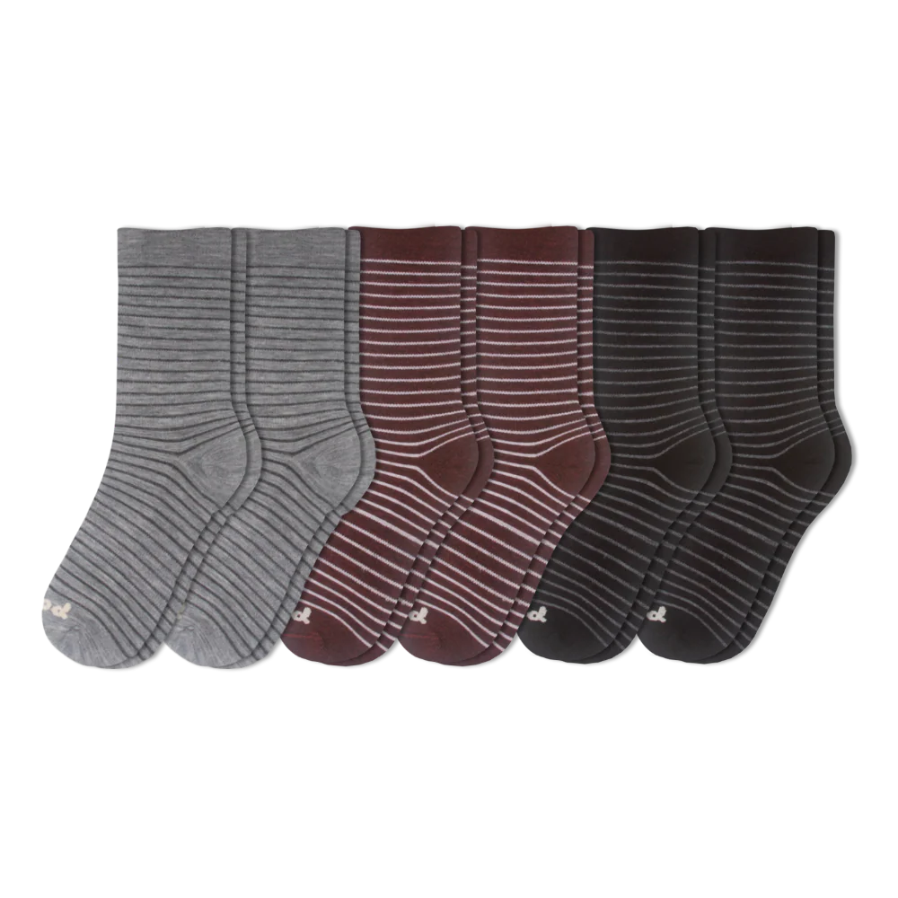 6 Pack - Women's Light-Weight Crew Pacas Socks - Image 16