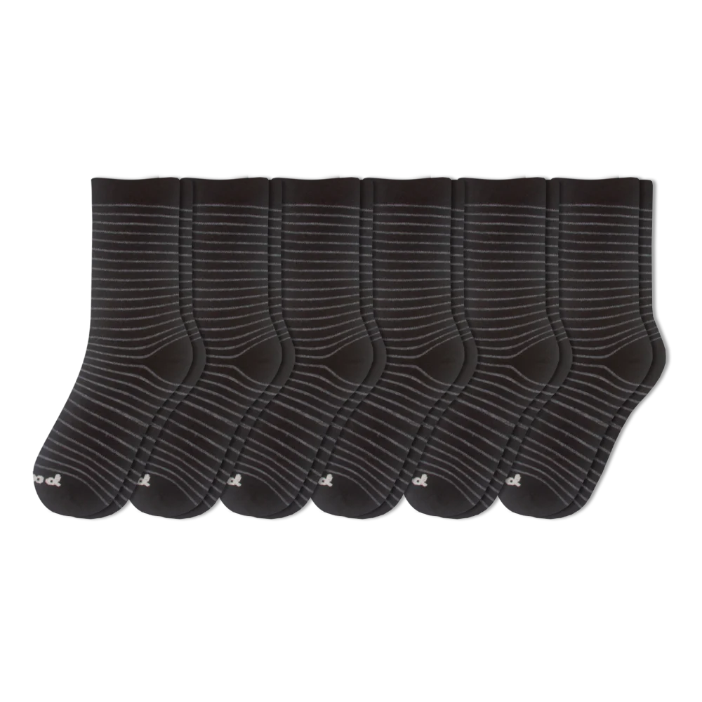 6 Pack - Women's Light-Weight Crew Pacas Socks - Image 20