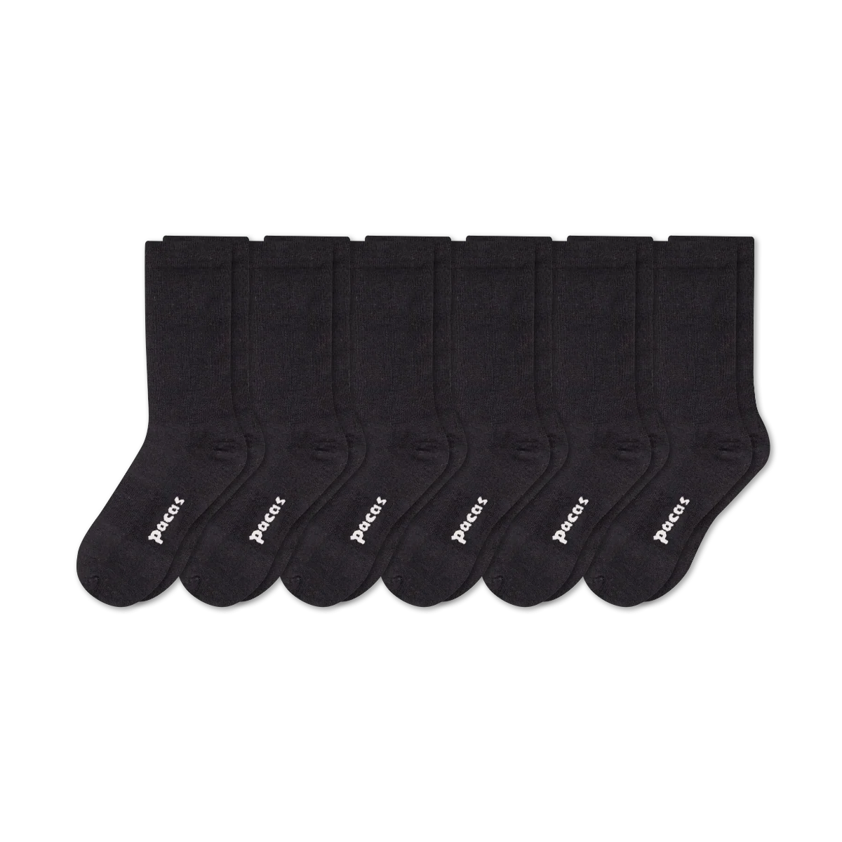 6 Pack - Women's Light-Weight Crew Pacas Socks - Image 39