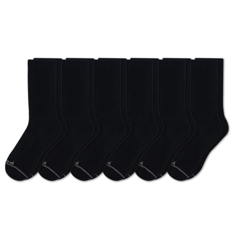 6 Pack - Women's Light-Weight Crew Pacas Socks - Image 94