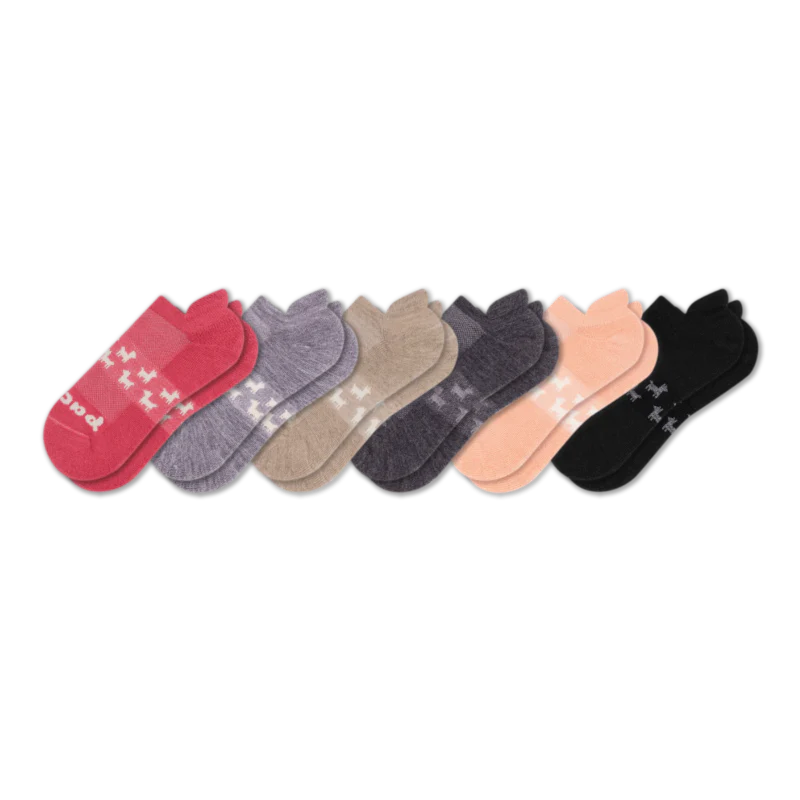 6 Pack - Women's Low Cut Pacas Socks - Image 115