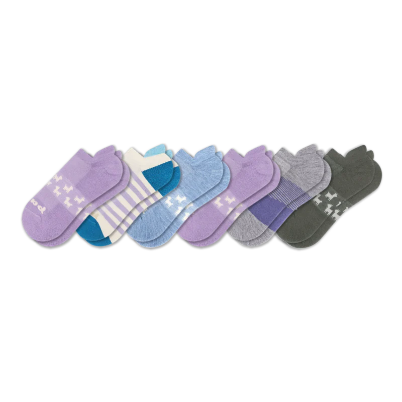 6 Pack - Women's Low Cut Pacas Socks - Image 142