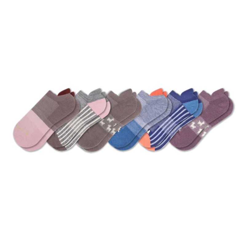 6 Pack - Women's Low Cut Pacas Socks - Image 159
