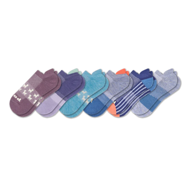6 Pack - Women's Low Cut Pacas Socks - Image 163