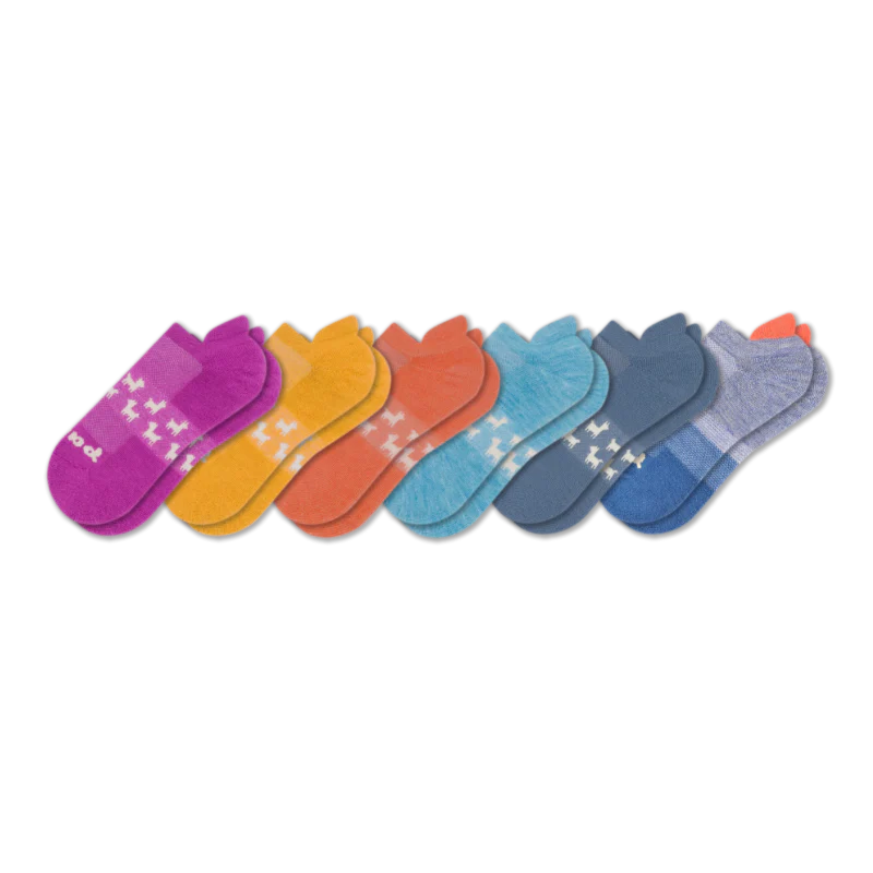 6 Pack - Women's Low Cut Pacas Socks - Image 165
