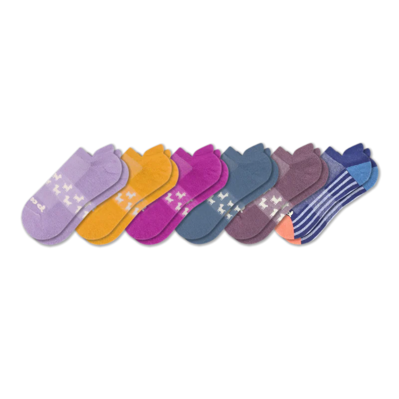 6 Pack - Women's Low Cut Pacas Socks - Image 166