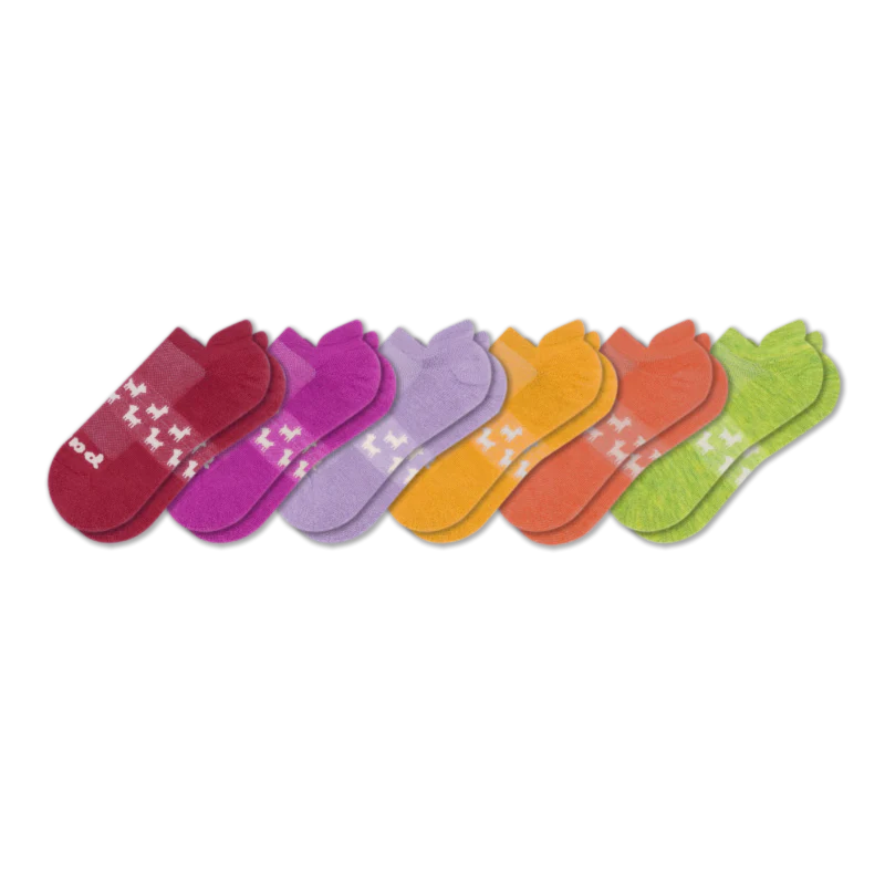 6 Pack - Women's Low Cut Pacas Socks - Image 173