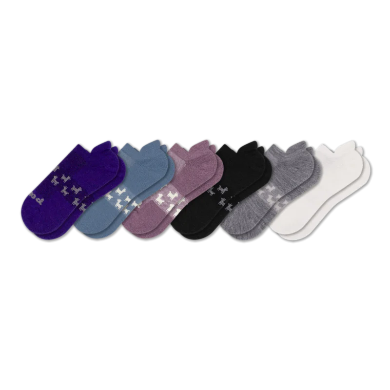 6 Pack - Women's Low Cut Pacas Socks - Image 182
