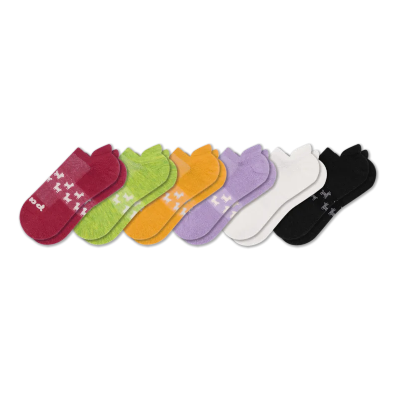6 Pack - Women's Low Cut Pacas Socks - Image 188