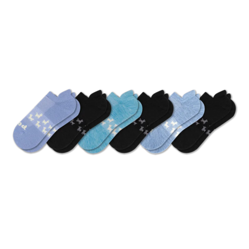 6 Pack - Women's Low Cut Pacas Socks - Image 191