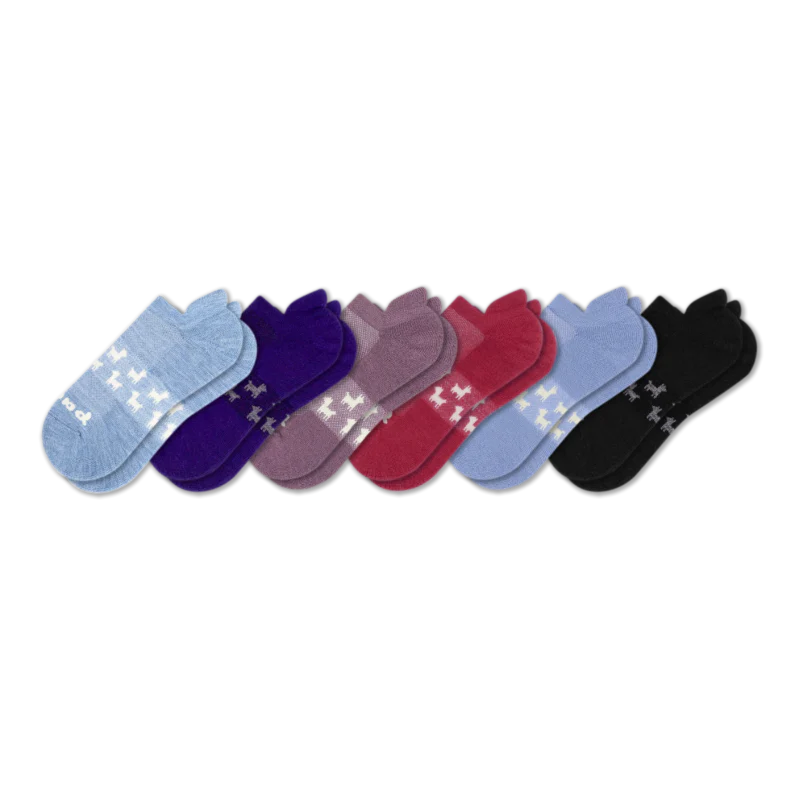 6 Pack - Women's Low Cut Pacas Socks - Image 195
