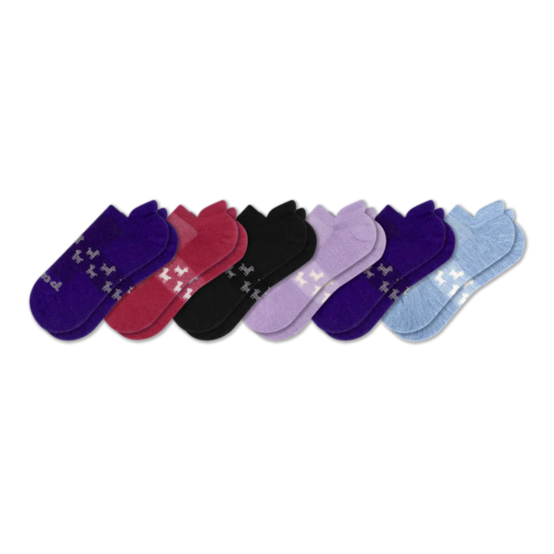 6 Pack - Women's Low Cut Pacas Socks - Image 196