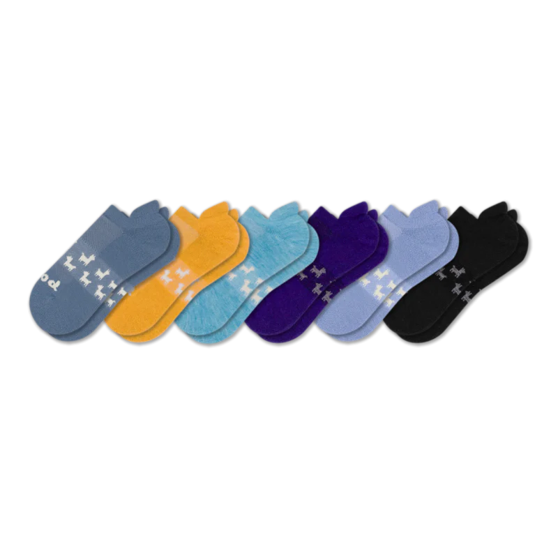 6 Pack - Women's Low Cut Pacas Socks - Image 197