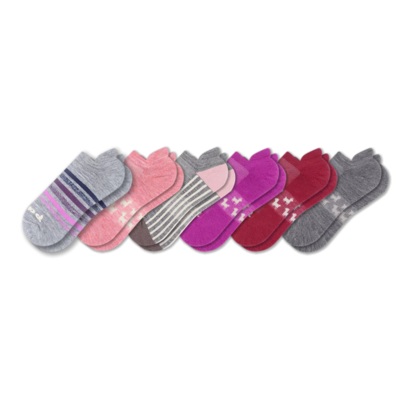 6 Pack - Women's Low Cut Pacas Socks - Image 206