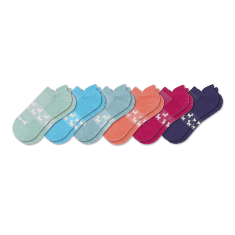 6 Pack - Women's Low Cut Pacas Socks - Image 215